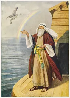 Biblical Scenes Prints: Noah on the Ark