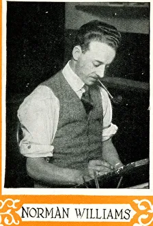 Norman Williams, cartoonist and artist Date: circa 1930 Norman Williams, cartoonist and artist Date: circa 1930