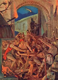 Normans Plundering Durham Print
