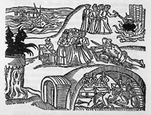North Berwick Witches casting spells North Berwick Witches casting spells
