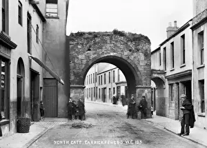 Early 20th Century Print of North Gate, Carrickfergus