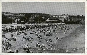 Devon England History Prints: North Sands, Paignton, Devon