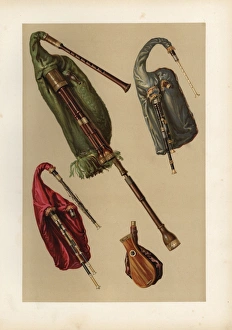 Northumbrian bagpipes and Lowland Scotch bagpipe Northumbrian bagpipes and Lowland Scotch bagpipe