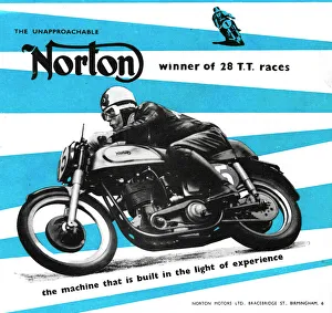 Norton Motorbike, winner of 28 TT Races Norton Motorbike, winner of 28 TT Races