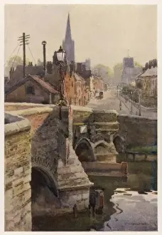 Historical Bridges England Prints: Norwich Bridge