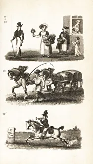 Nosegays, Watercress girl, Brewer's Dray, Twopenny-Post Nosegays, Watercress girl, Brewer's Dray, Twopenny-Post