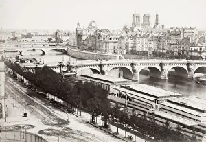 Notre Dame and the River Seine, Paris, France Notre Dame and the River Seine, Paris, France