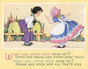 The nursery rhyme, What are little boys made of? The nursery rhyme, What are little boys made of?