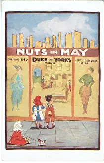Theatrical Promotional Postcards Prints: Nuts in May adapted by E Lawrence Prentice