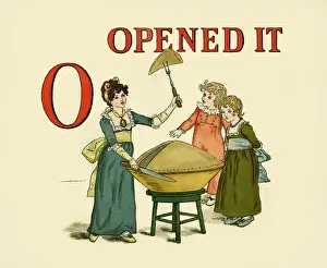Classic Children's Book Art Prints: O Opened it