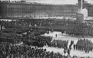 Oath of allegiance to Revolution, Petrograd, Russia Oath of allegiance to Revolution, Petrograd, Russia