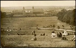 Observatory Hill Print, Greenwich Park Landscape