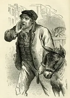 Victorian Era Occupation Prints: Occupations 1882 - The Costermonger