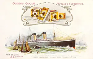 White Star Line Ship Prints: Oceanic Steamship