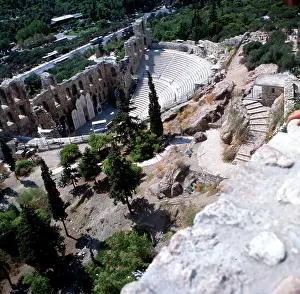 Odeon Of Herodes Atticus Prints: Odeon of Herodes Atticus