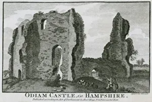 Old English Castles Prints: Odiham Castle