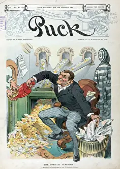 Early 20th Century Illustrations Prints: The official scapegoat