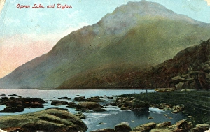 Ogwen Lake & Tryfan Mountain, Snowdonia, Glamorgan Ogwen Lake & Tryfan Mountain, Snowdonia, Glamorgan