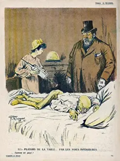 Old Man Receiving Enema Print 1908