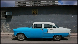 Old American car in street, Havana, Cuba Old American car in street, Havana, Cuba