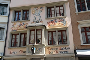 Old bakery in St Gallen, Switzerland Old bakery in St Gallen, Switzerland
