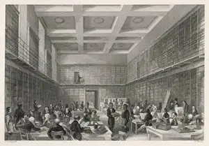 British Museum Reading Room Prints: Old Bm Reading Room