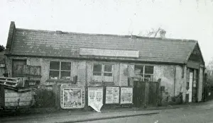 Lantern Slide Images Prints: Old fire station