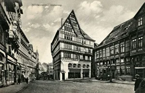 Old Houses on the Hoher Weg, Hildesheim, Hanover, Germany Old Houses on the Hoher Weg, Hildesheim, Hanover, Germany