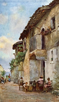 Old houses in Taormina, Sicily, Italy Old houses in Taormina, Sicily, Italy