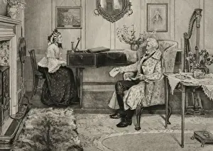 Vintage Music Instrument Prints: The old hundredth