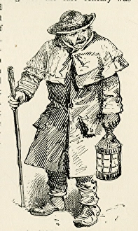 Old London Characters - Night Watchman Old London Characters - Night Watchman