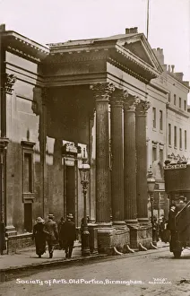 Old portico of the Society of Arts, New Street, Birmingham Old portico of the Society of Arts, New Street, Birmingham