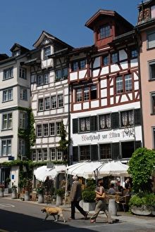 Old timber-framed buildings, St Gallen, Switzerland Old timber-framed buildings, St Gallen, Switzerland