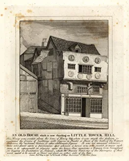 An old Tudor house standing on Little Tower Hill An old Tudor house standing on Little Tower Hill