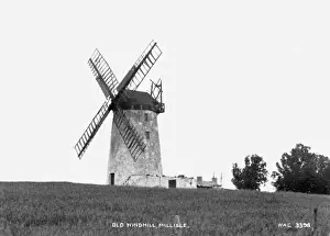 Early 1900s Landscape Photography Prints: Old Windmill, Millisle