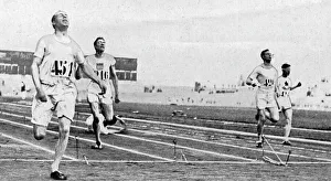 Olympic 400m race finish 1924, Eric Liddell Olympic 400m race finish 1924, Eric Liddell