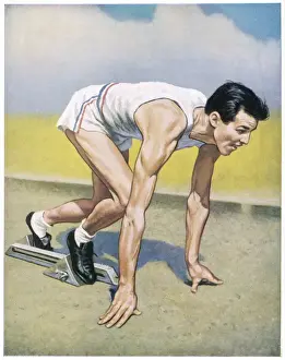 Olympic Athletics Prints: OLYMPICS / 1948 / 200 METRE