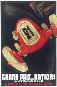 Grand Prix Prints: 1946 Grand Prix of the Nations Print