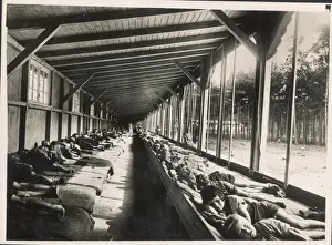 Open Air Dormitory Print, Arosa, Switzerland