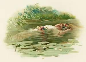 Pre Raphaelite Art Prints: Ophelia Drowns