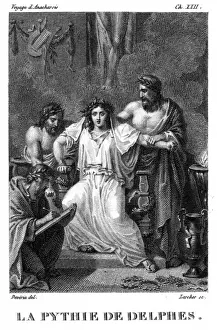 The Oracle of Delphi Print: A Trance State Prophecy