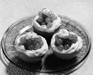 Historical Food And Drink Images Prints: Orange and Grape Cups