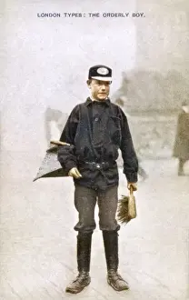 Vintage Military Uniform Prints: Orderly Boy
