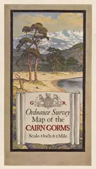 Antique Cartography Art Prints: Ordnance Survey Map