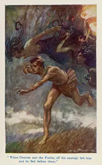 Orestes Prints: Orestes Pursued by the Eumenides Print