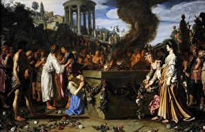 Orestes and Pylades Disputing at the Altar, 1614, by Pieter Orestes and Pylades Disputing at the Altar, 1614, by Pieter