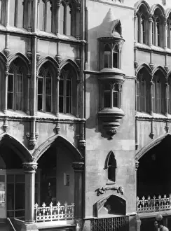 Cheshire England Landmarks Prints: Oriel Window
