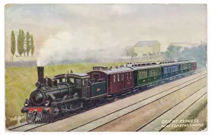 Orient Express Print near Constantinople (Istanbul) 1907