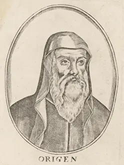 Early Christianity History Prints: Origen (Anon)