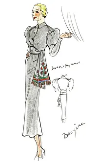 Original Fashion Illustration by Dora Sprinzel Original Fashion Illustration by Dora Sprinzel